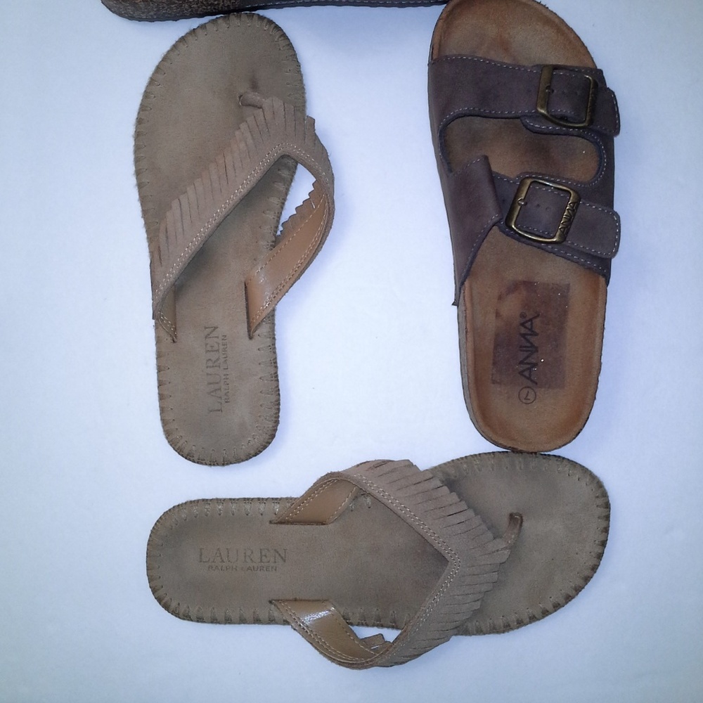 Womens Size 7 Sandals (2 pair) - Picture 2 of 6